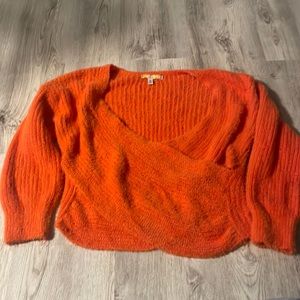 urban outfitters orange sweater